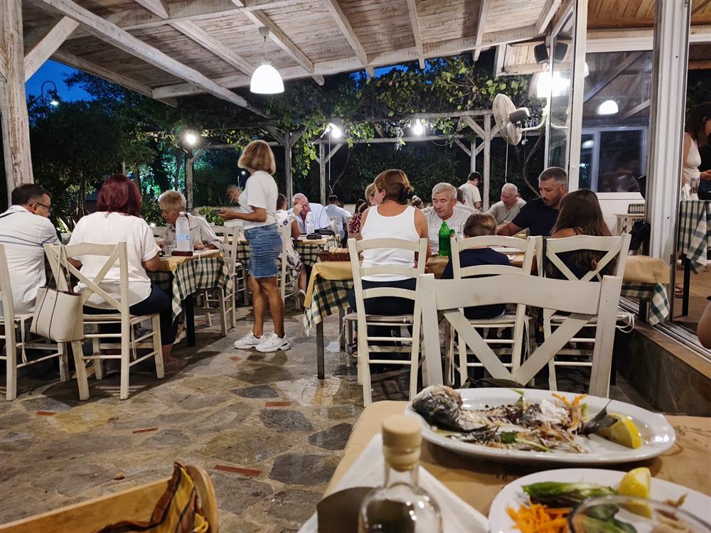 A full house on a summer evening
